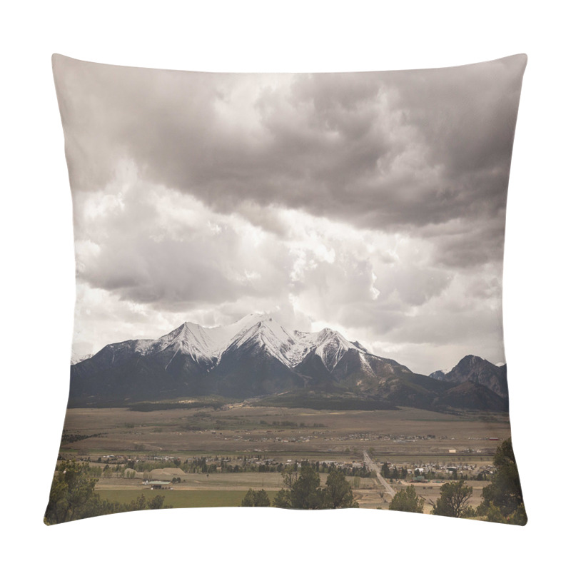 Personalise  Mountains Colorado Gloomy pillow covers