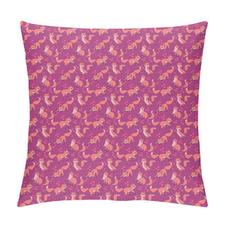 Customizable  Foxes Hearts Pillow Covers