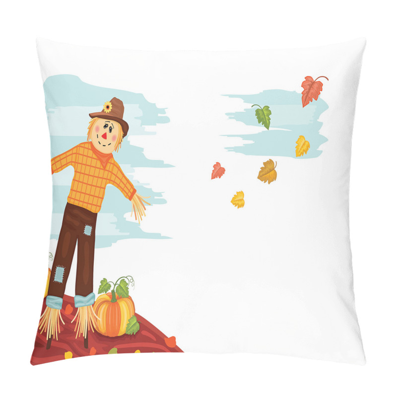 Personalise  Scarecrow and Fruits pillow covers