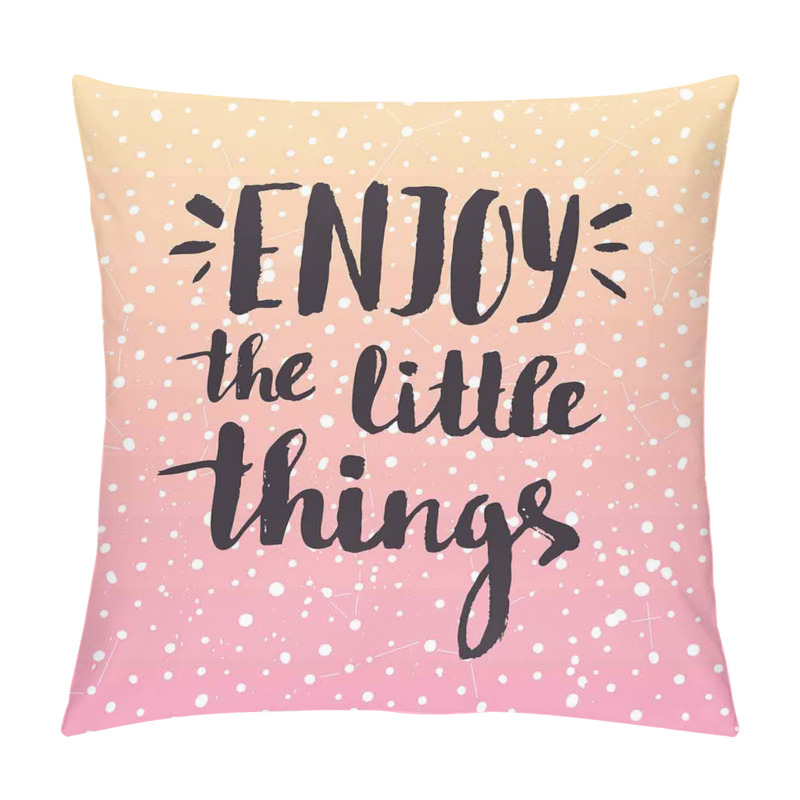 Personality  Ombre Dots and Slogan pillow covers