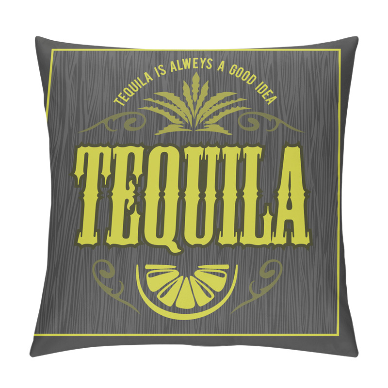Personality  Vintage Alcohol Themed Text pillow covers