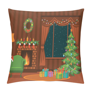 Customizable  Cartoon Christmas Room Pillow Covers