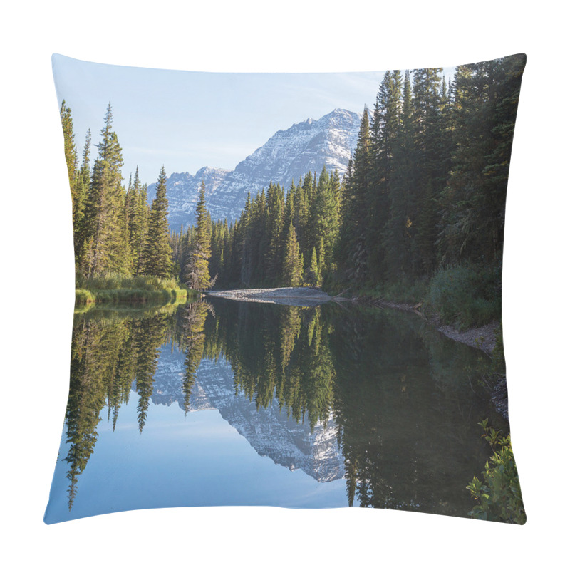 Custom  Fir Tree Reflections on Lake pillow covers