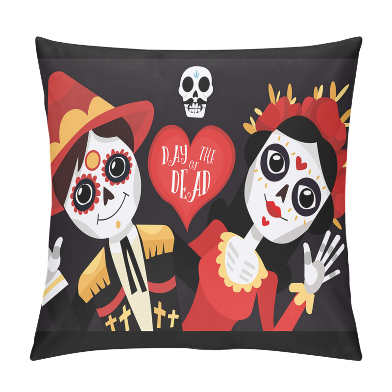 Customizable  Sugar Skull Art pillow covers