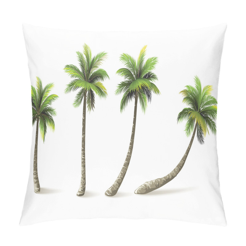 Personality  Different Sized Tropical Trees pillow covers