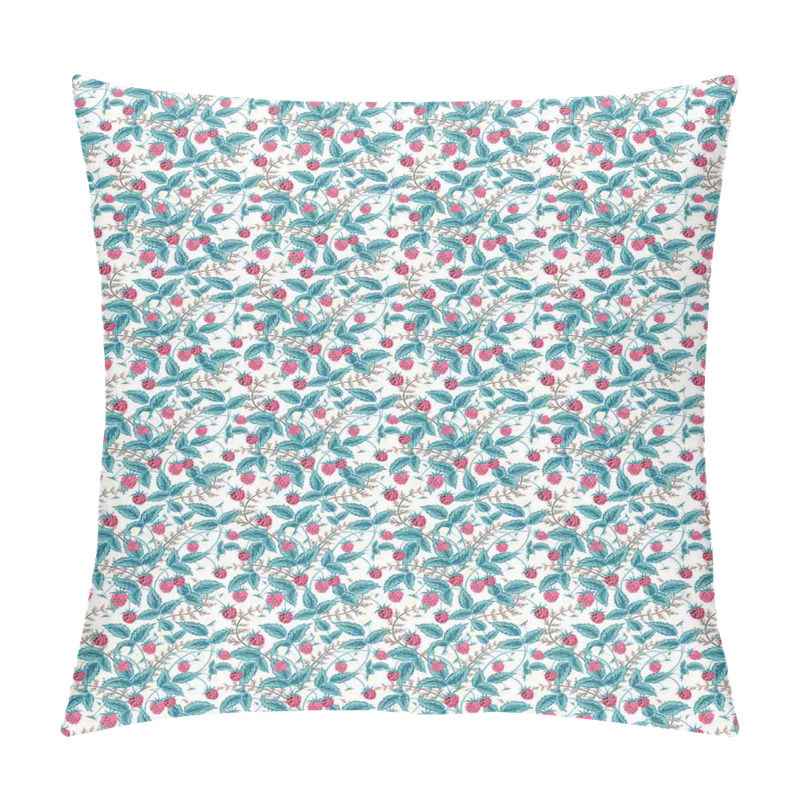 Customizable  Spring Season Raspberries pillow covers