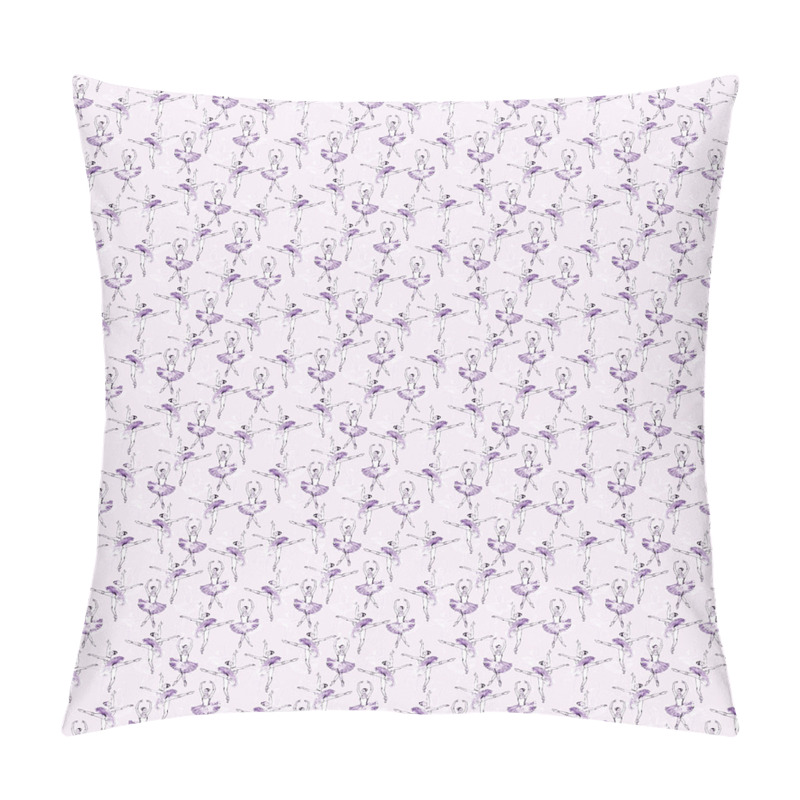 Personalise  Pattern of Ballet Dancers pillow covers