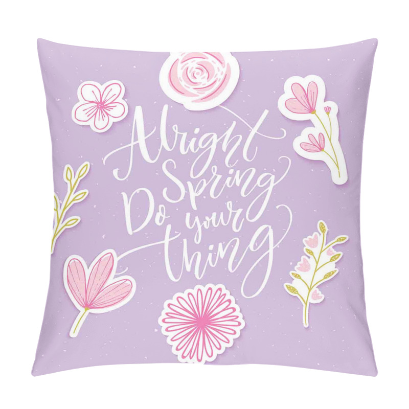 Custom  Spring Theme Funny Floral pillow covers