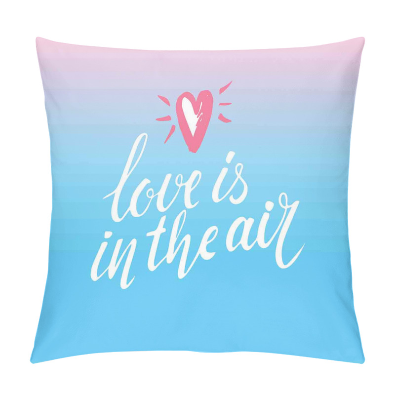 Personalise  Love is in Air Romantic pillow covers