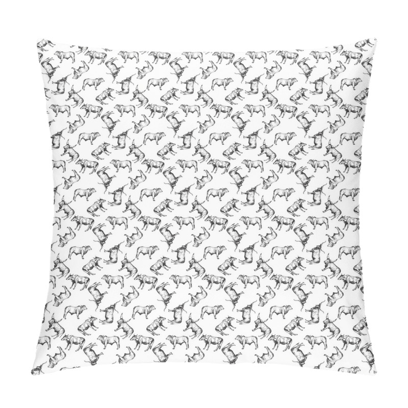 Customizable  Various Breeds Cattle pillow covers