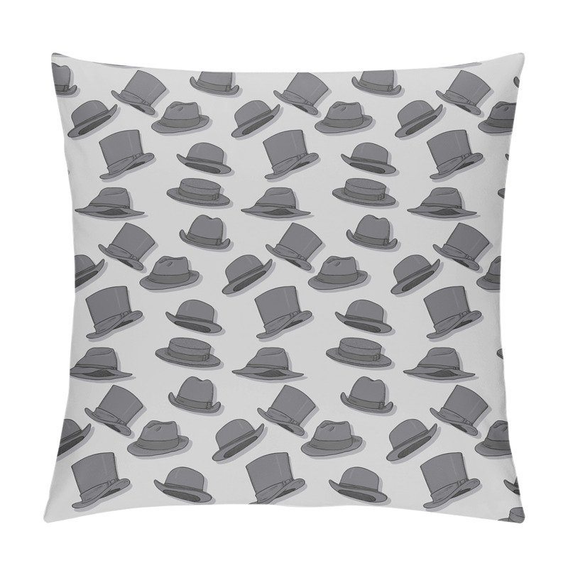 Customizable  Doodle Drawn Hats pillow covers