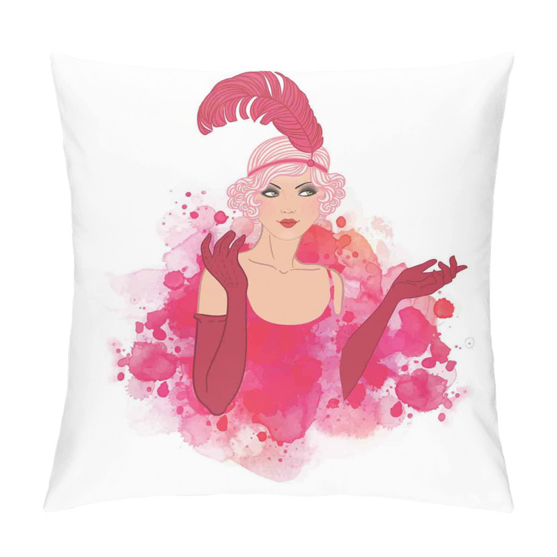 Personalise Feather Headband pillow covers