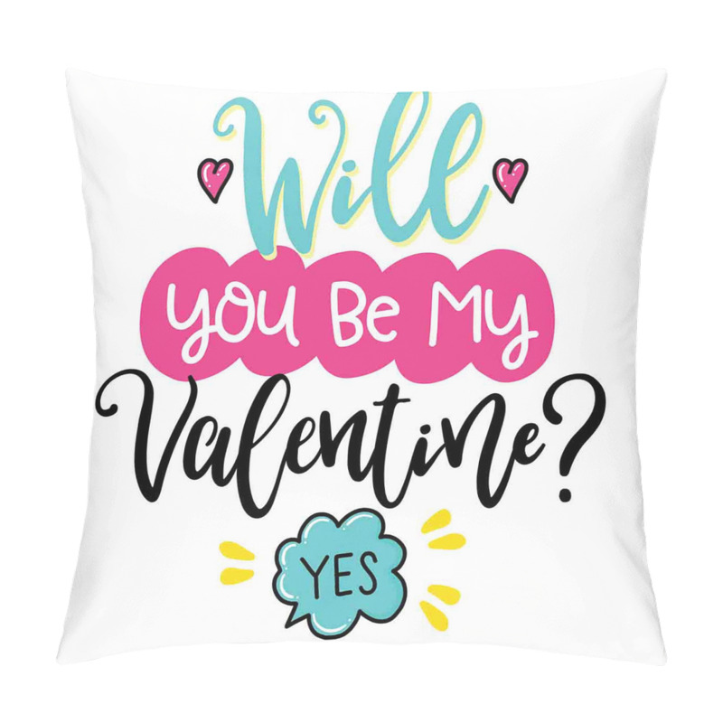 Personalise  Will You Be My Valentine pillow covers