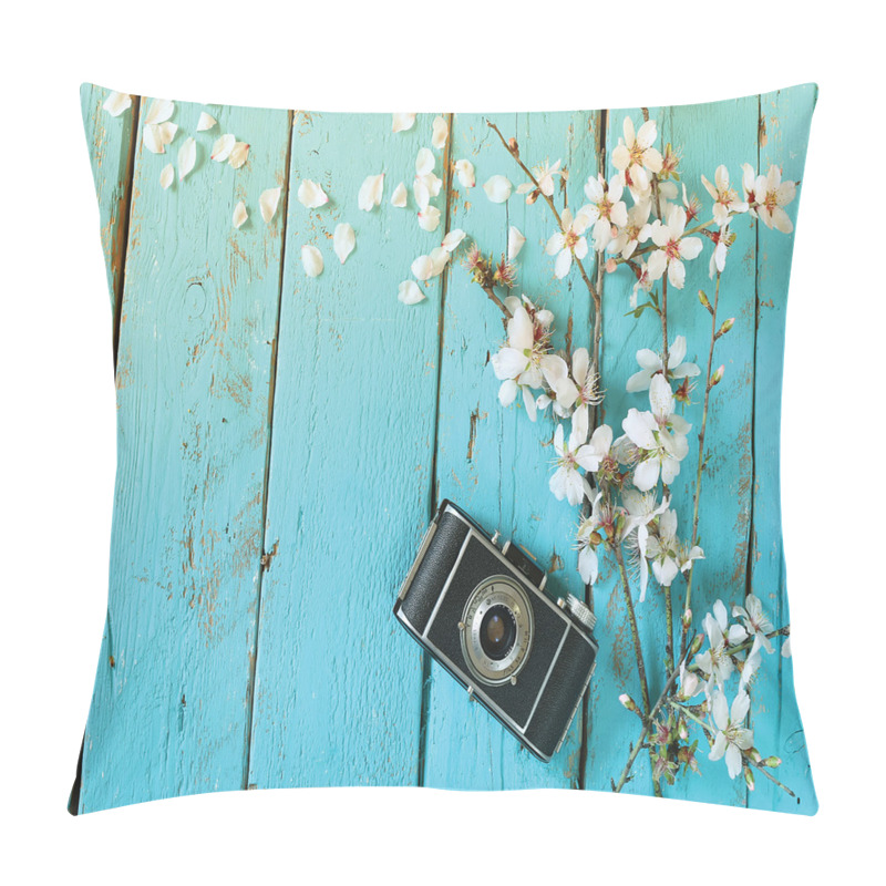 Customizable  Spring White Cherry pillow covers