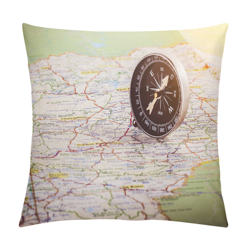 Personality  Navigate Equipment on Map pillow covers