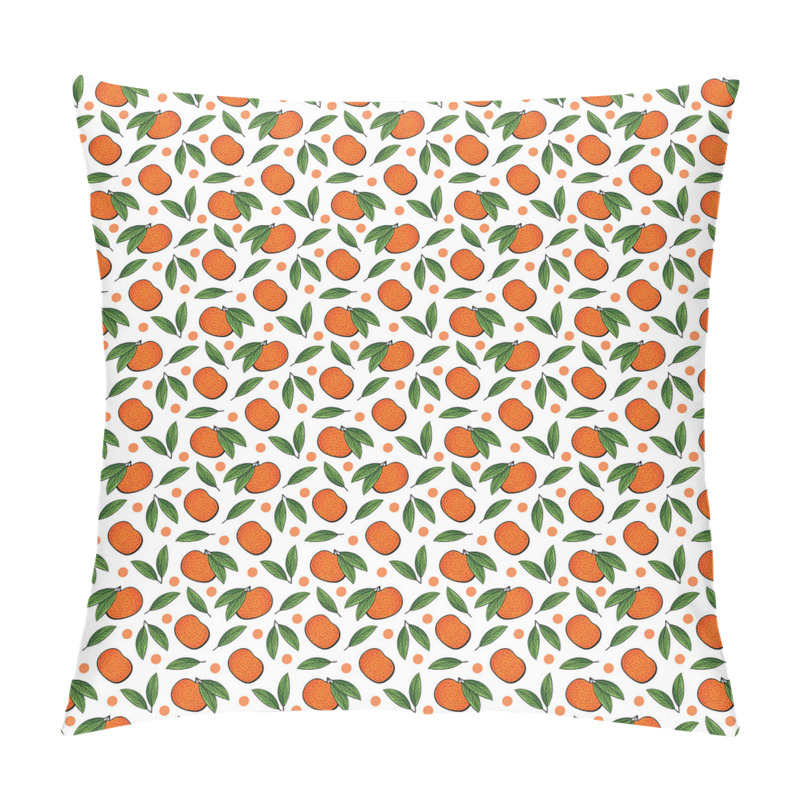 Customizable  Mandarin and Polka Dots pillow covers