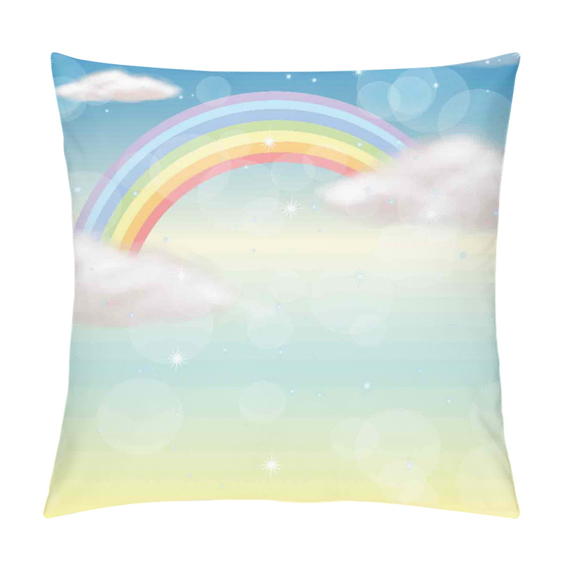 Personalise  Semi Circle Style Rainbow pillow covers