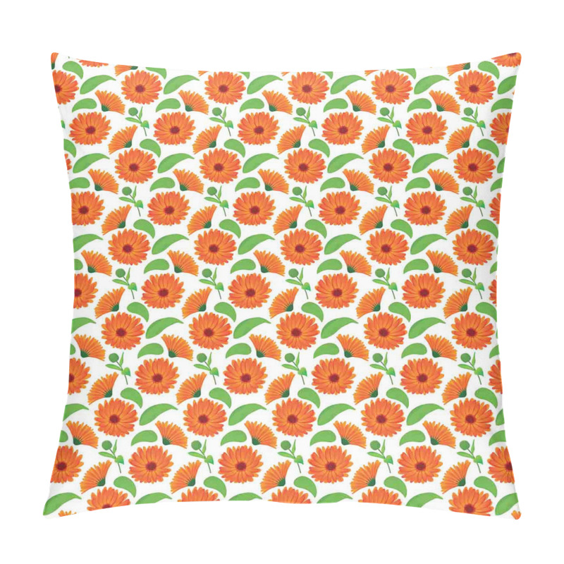 Personality  Calendula Buds and Petals pillow covers