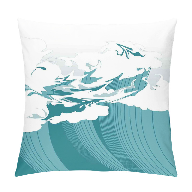 Custom  Watercolor Motifs pillow covers