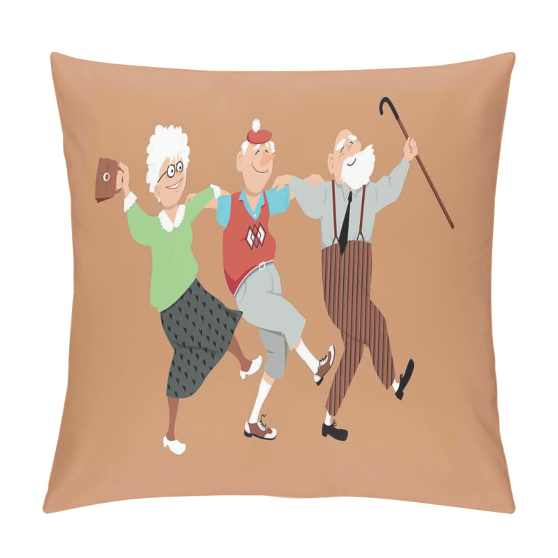 Personalise  Senior Sirtaki Dance pillow covers
