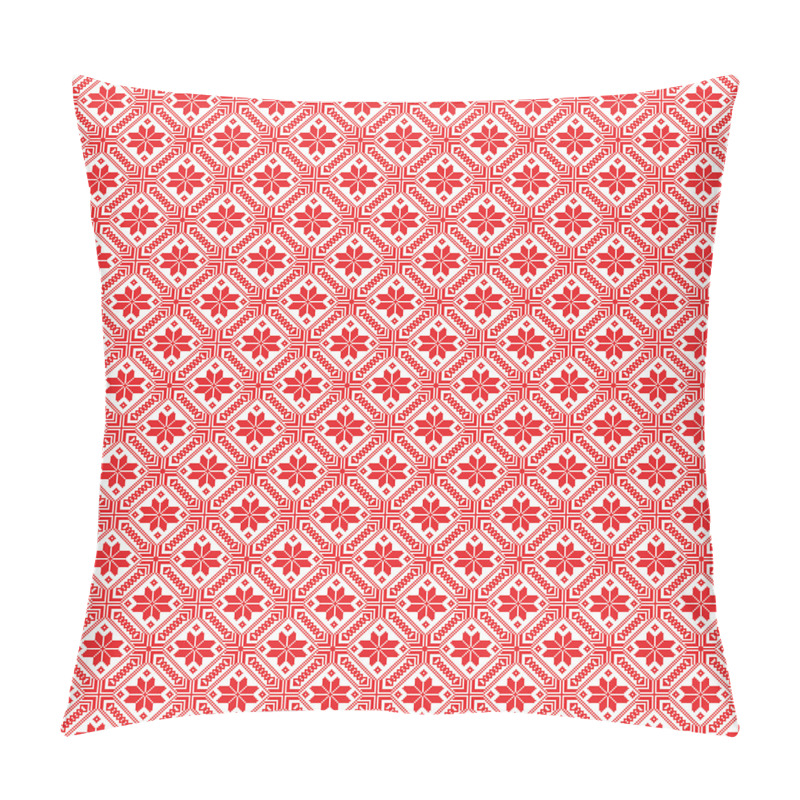 Customizable  Belorussian Folk Art Pattern pillow covers