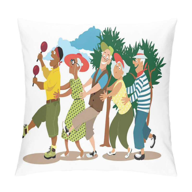 Customizable Line Dance Holiday pillow covers