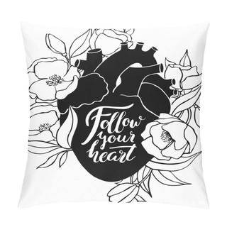 Personalise  Words On Flourish Organ Pillow Covers