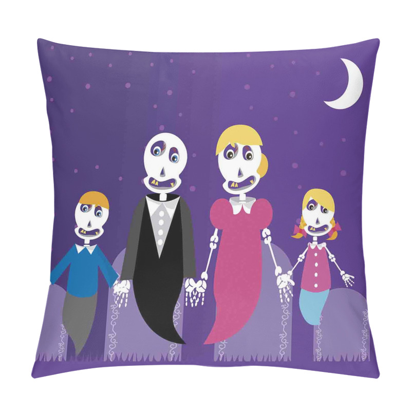 Customizable Family of Ghosts pillow covers