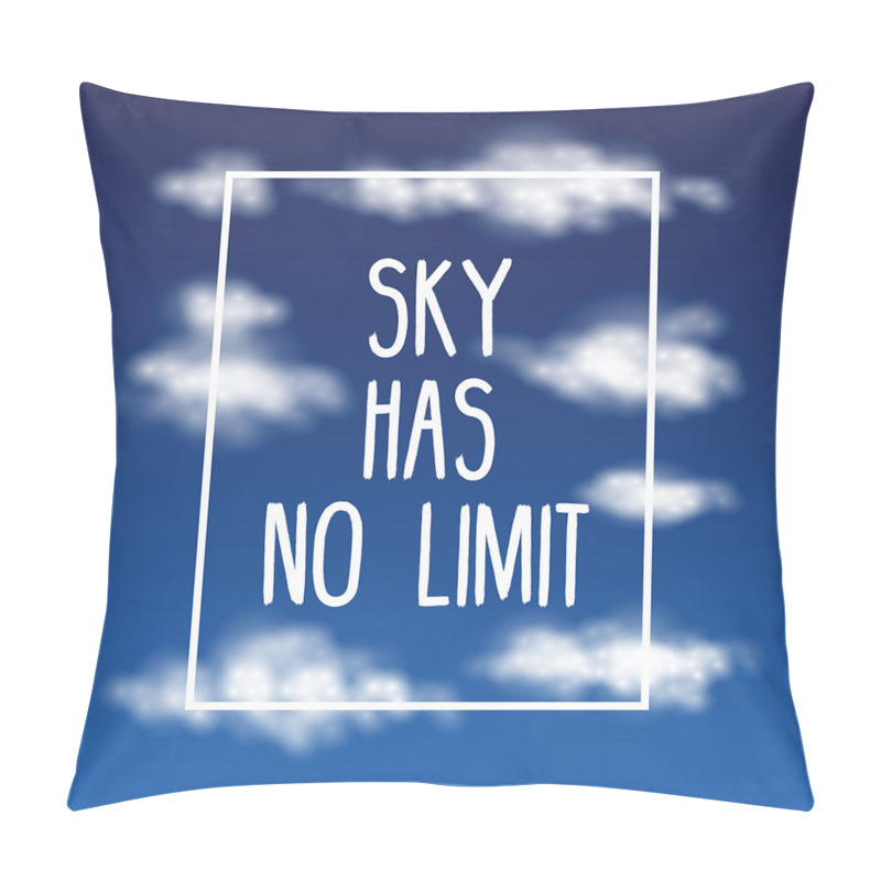 Custom  Sky Has No Limit Square Frame pillow covers