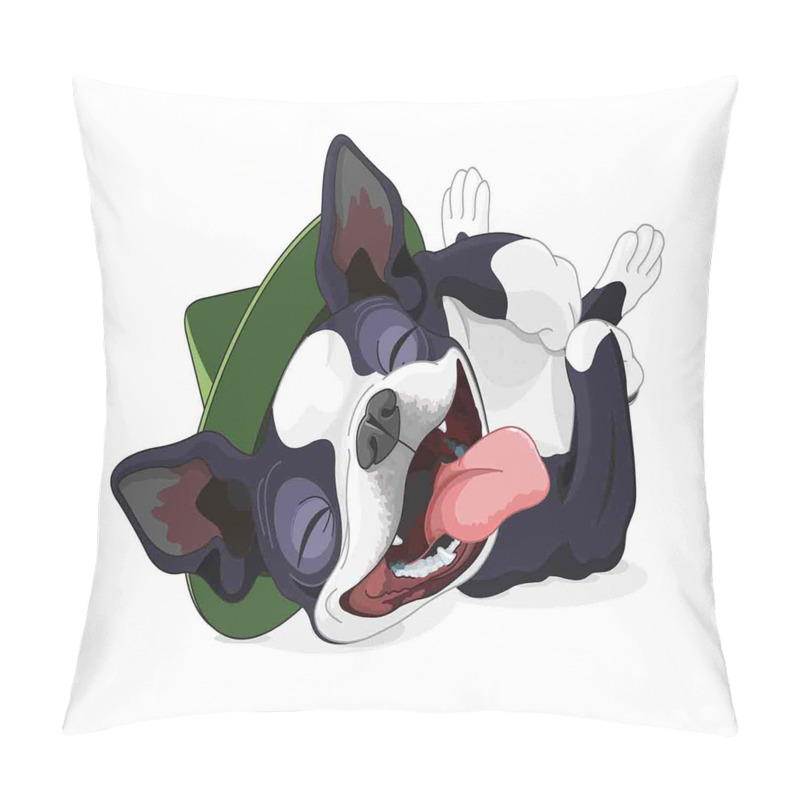 Custom  Cheerful Terrier pillow covers