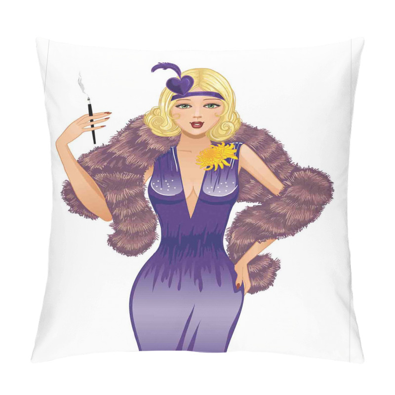 Personality  1930s Style Blondie pillow covers