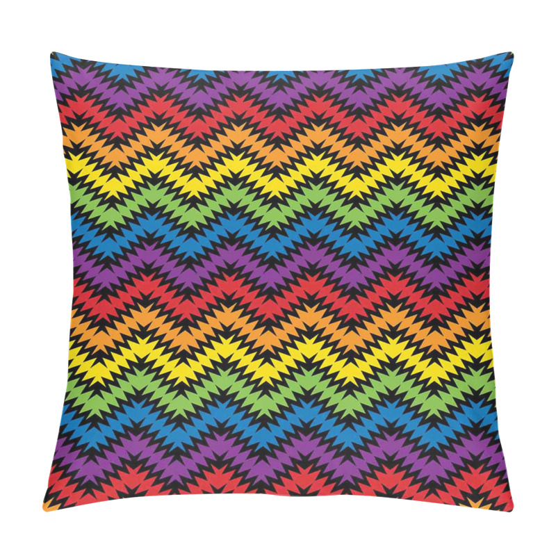 Personalise  Jagged Zigzag Pattern pillow covers