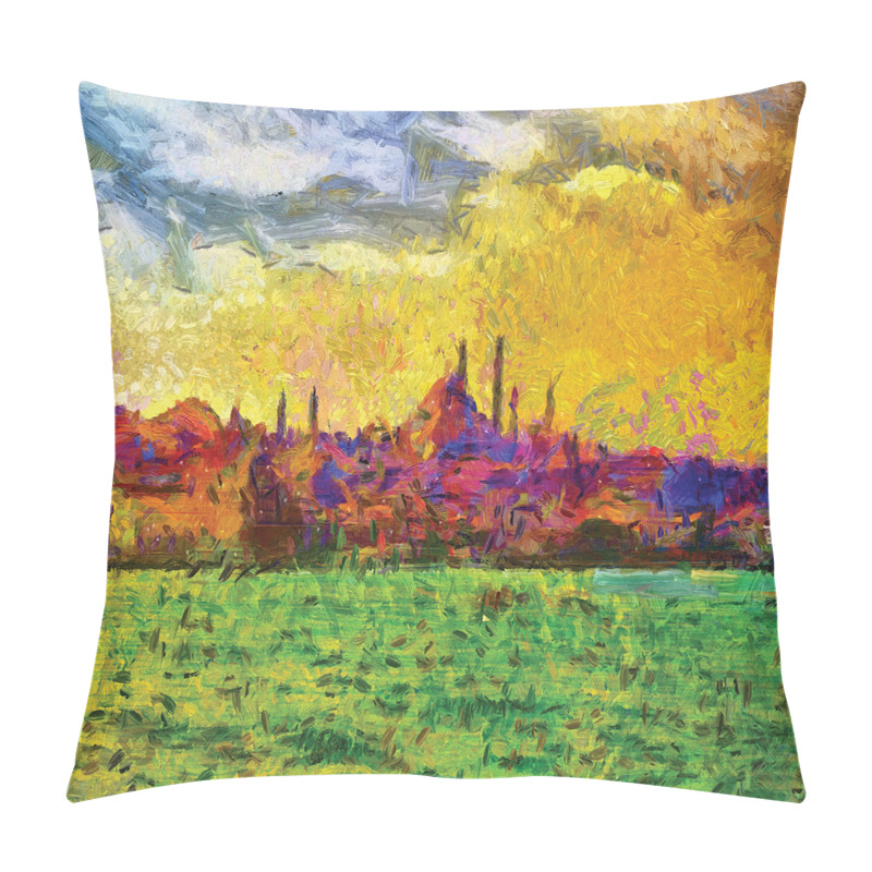 Personalise  Istanbul Shoreline pillow covers