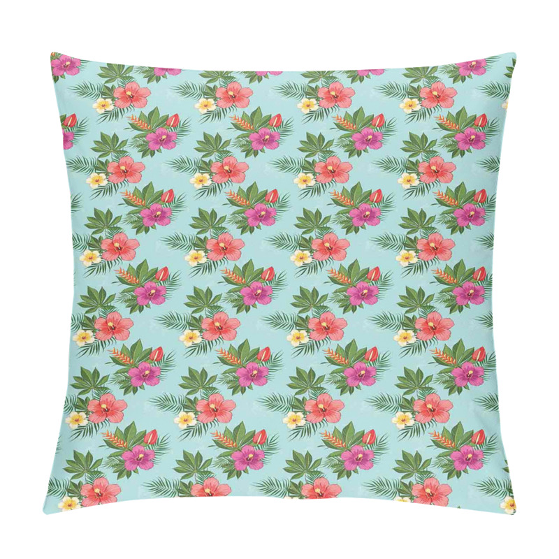 Customizable  Blooming Hibiscuses pillow covers