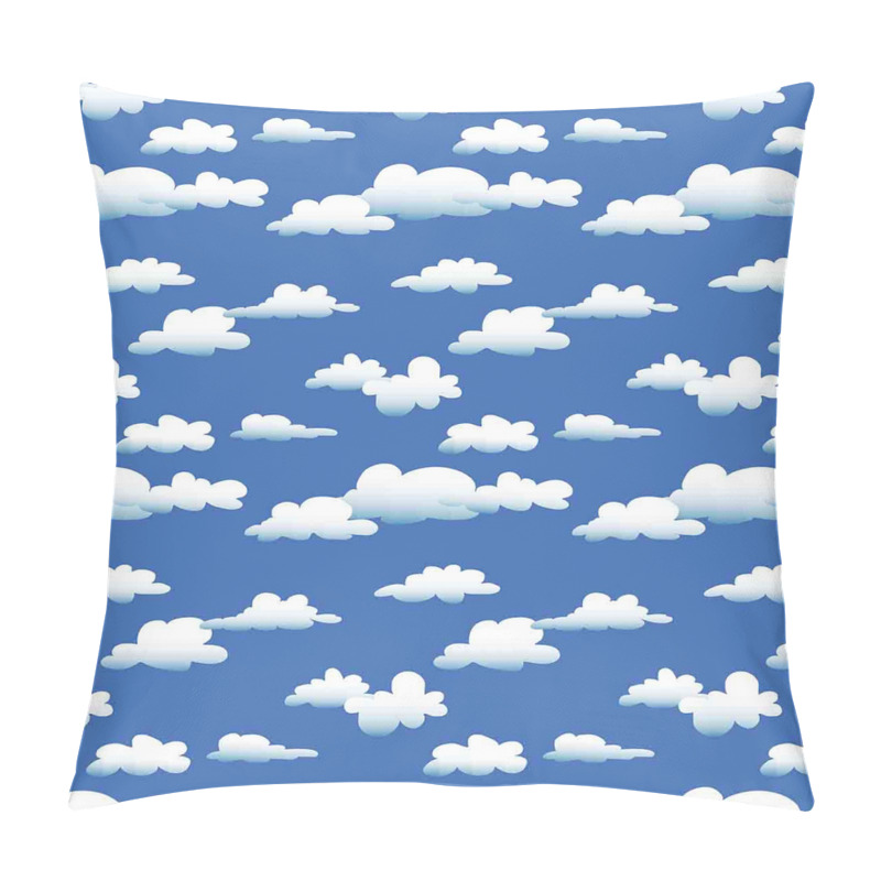 Personalise Computer Drawn Clouds pillow covers