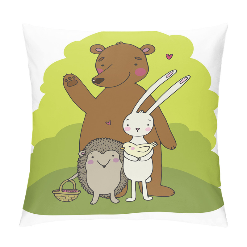 Personality  Simple Animals pillow covers