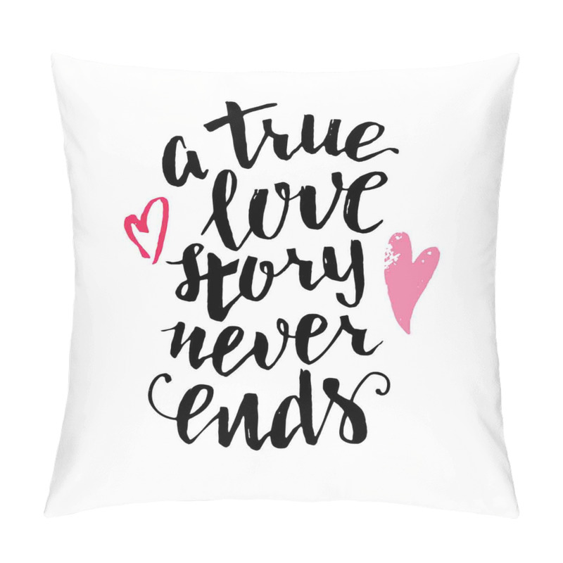 Personality  True Love Story Hearts pillow covers
