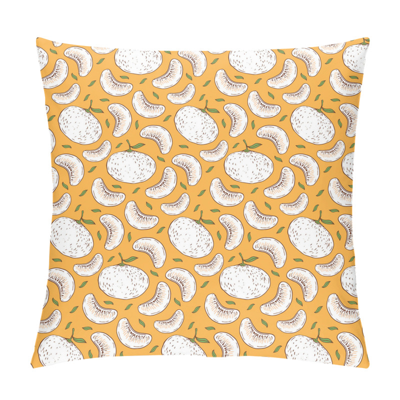 Personalise  Vintage Mandarins Pattern pillow covers