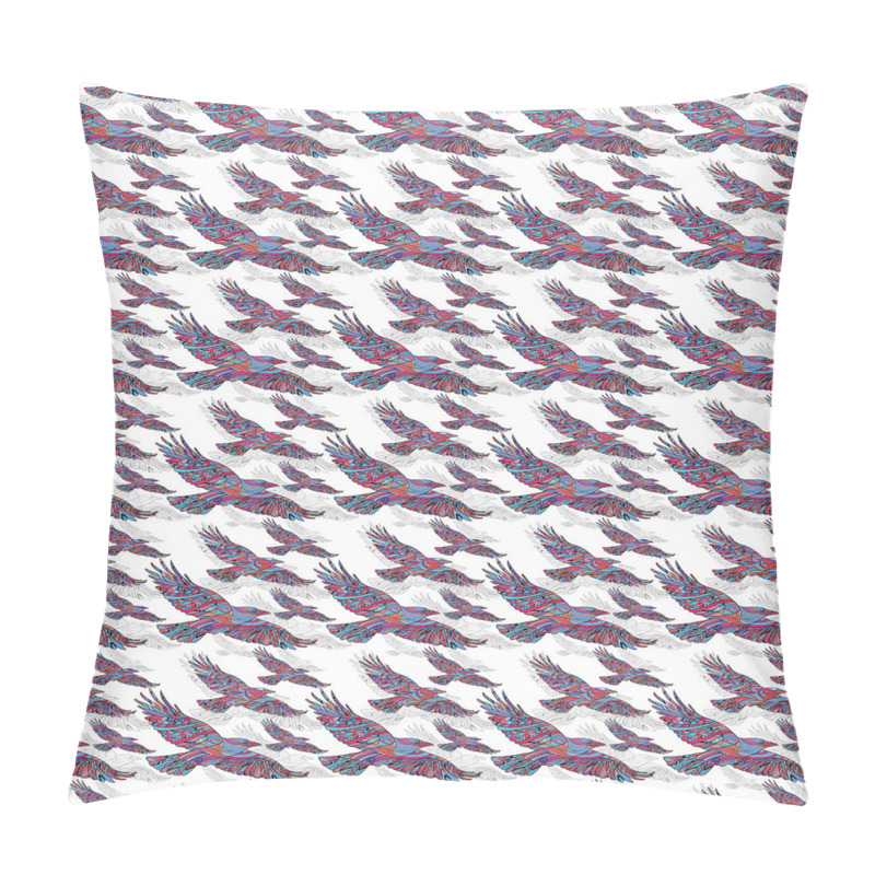Personality  Vivid Flying Bird pillow covers