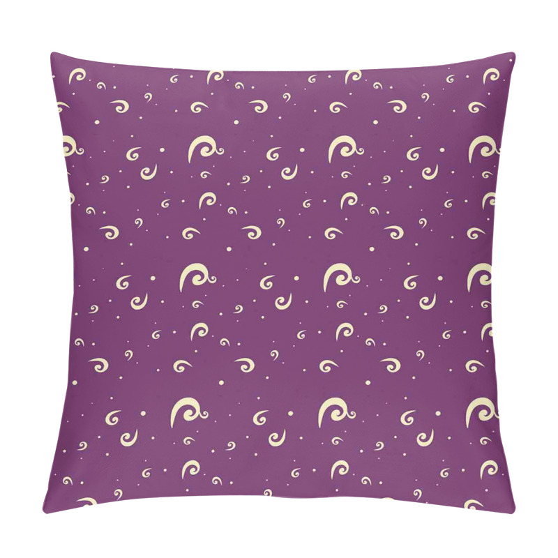 Personalise  Abstract Curls pillow covers