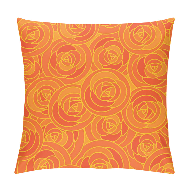 Personality Outline Roses Autumn pillow covers