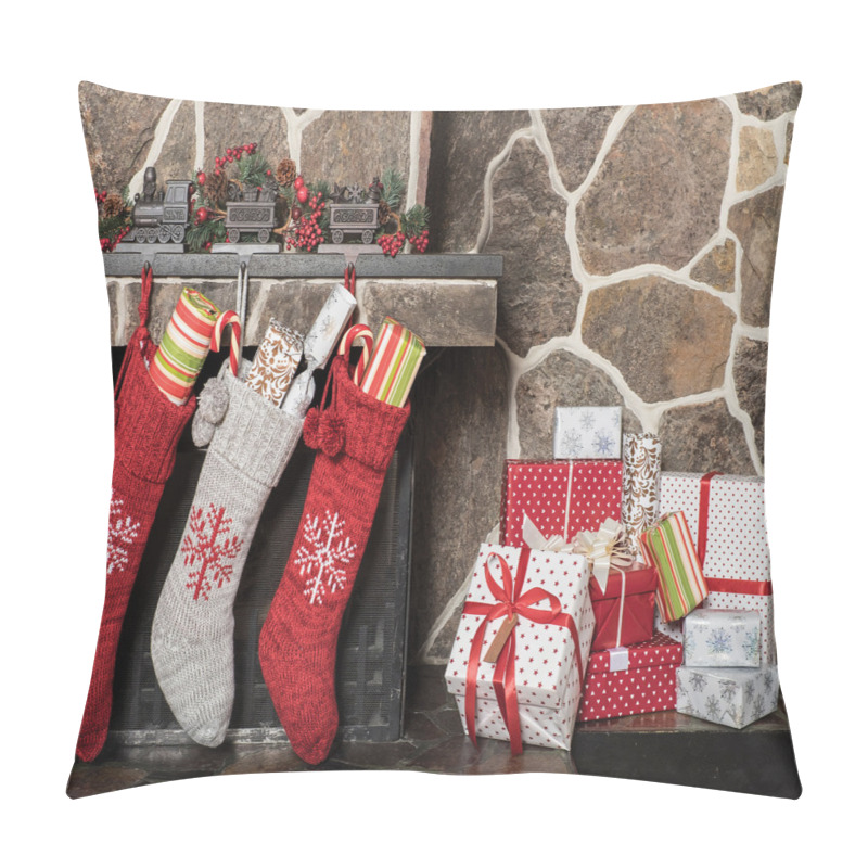 Custom  Stockings and Gift Boxes pillow covers