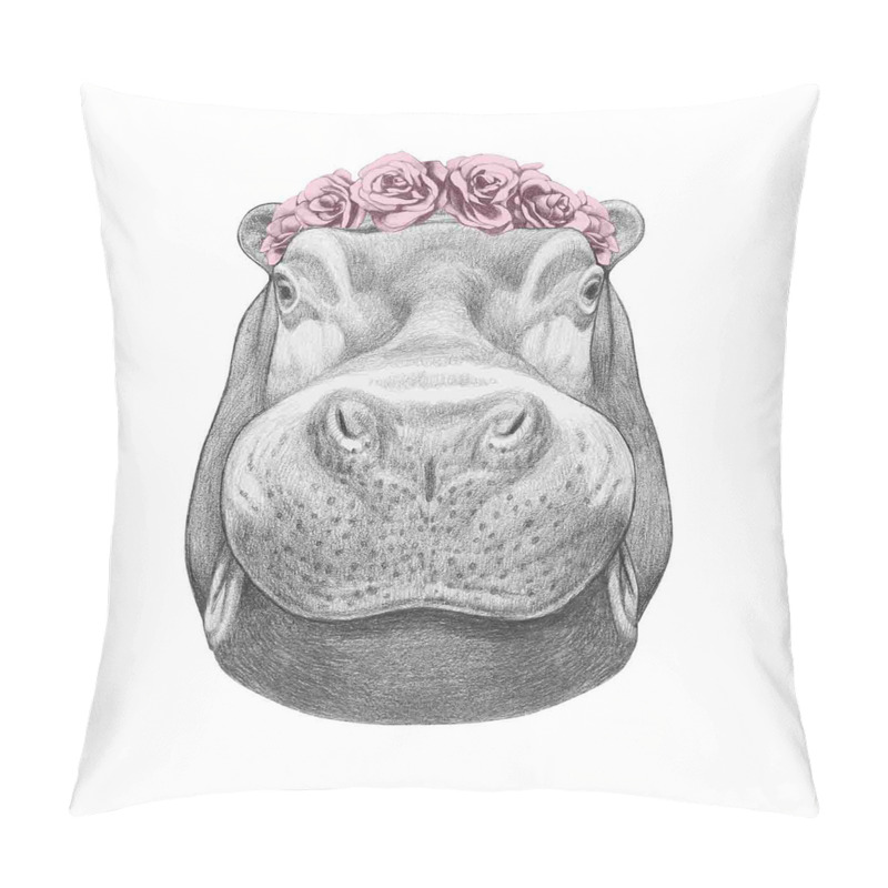 Custom  Sketch Animal Portrait pillow covers