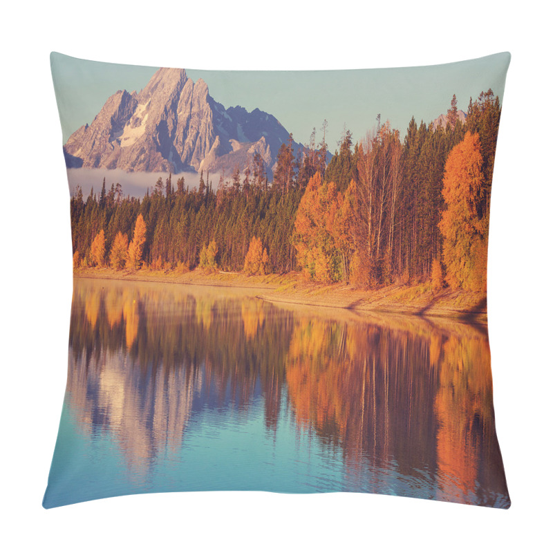 Personalise  Grand Teton Fall Landscape pillow covers