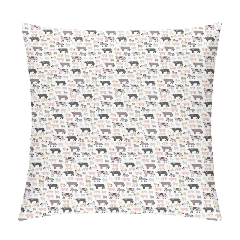Personalise  Graphic Cattle Design pillow covers