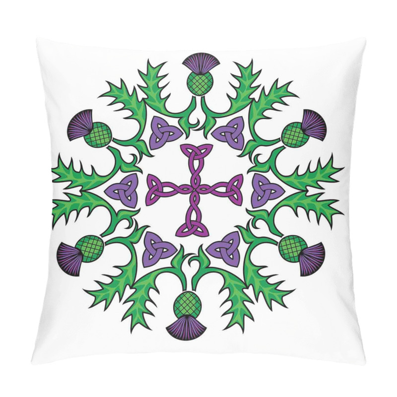 Personality  Abstract Thistle Wreath pillow covers
