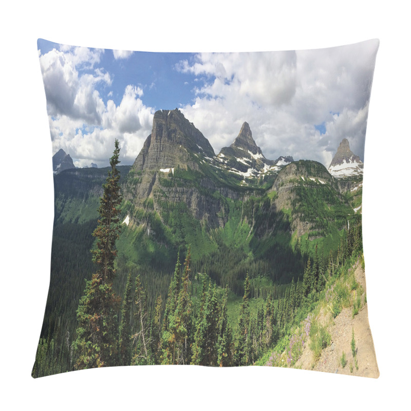 Personalise  Panoramic Spring Landscape pillow covers
