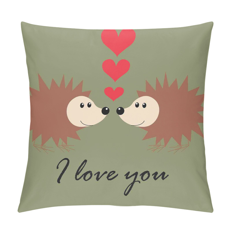 Customizable  Loving Animal Couple pillow covers