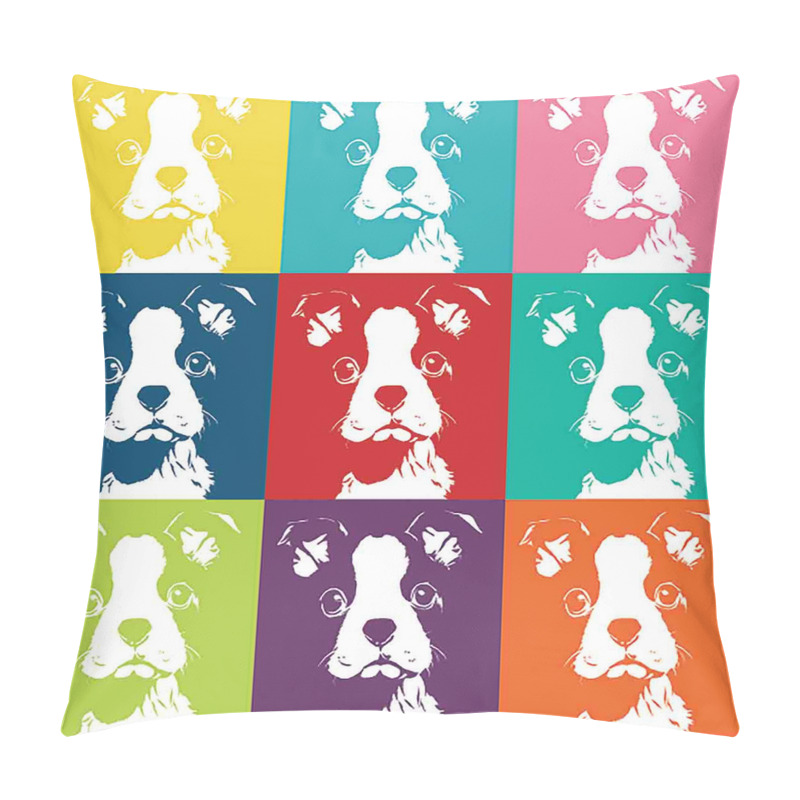 Personalise Pop Art Dogs pillow covers