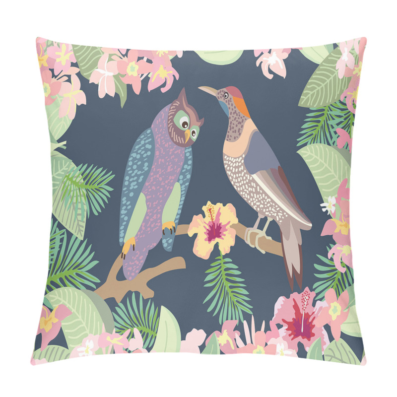 Personalise  Exotic Birds Owl Avian pillow covers